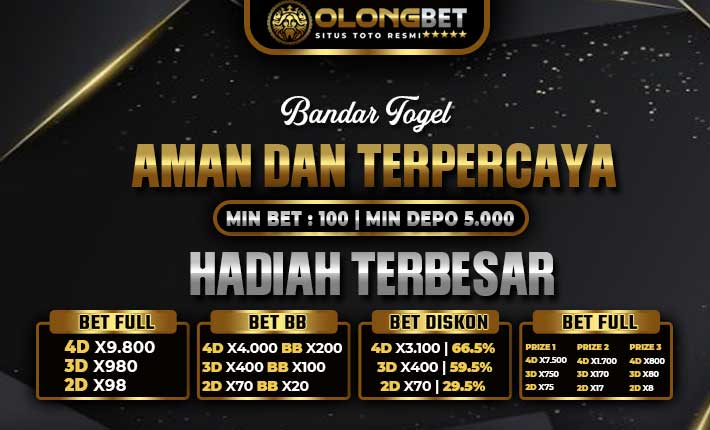 OLONGBET: Forum Bandar Togel Terpercaya 4D & Situs Togel Toto Hadiah terbesar